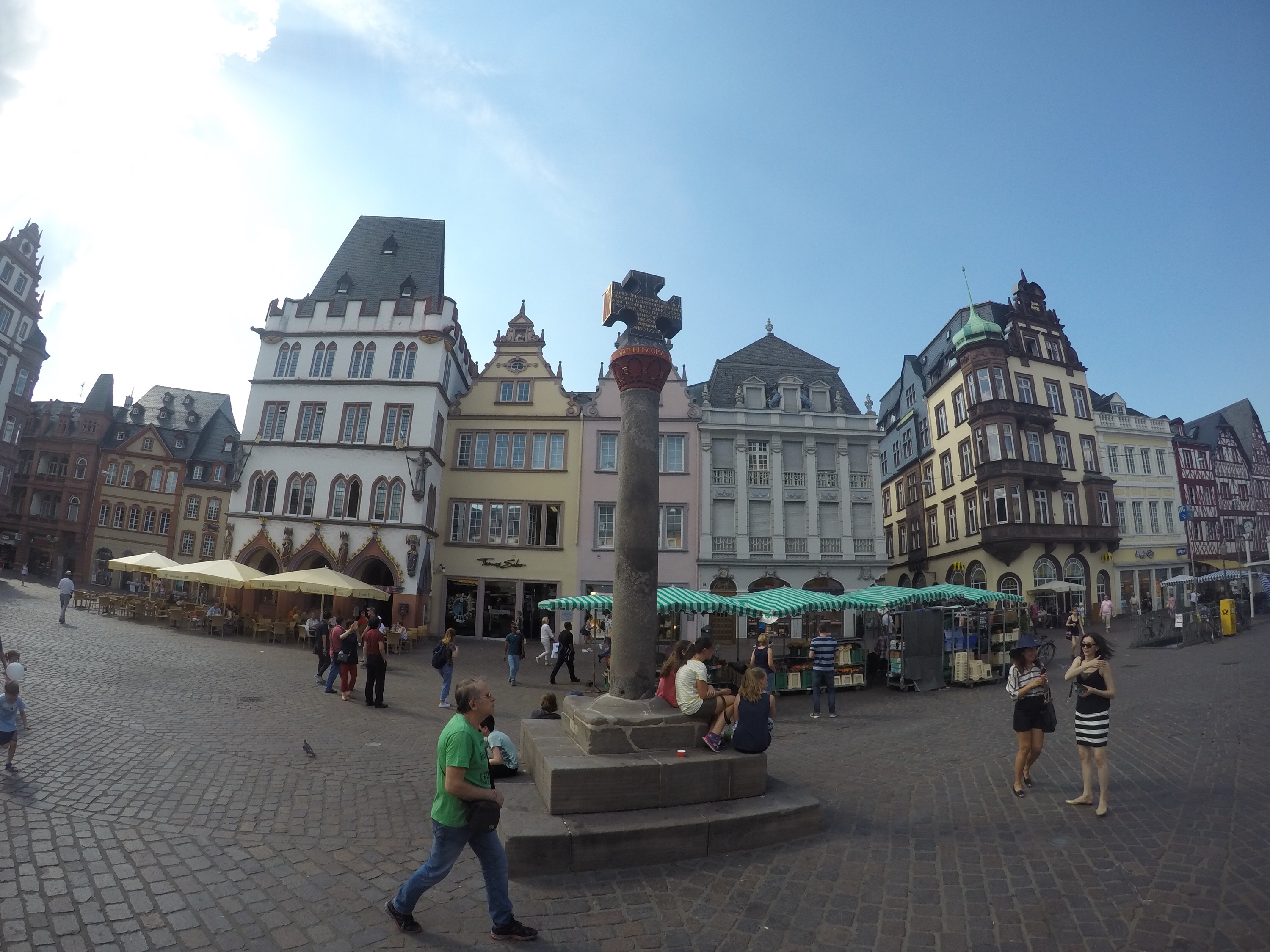 City square in Trier, Germany