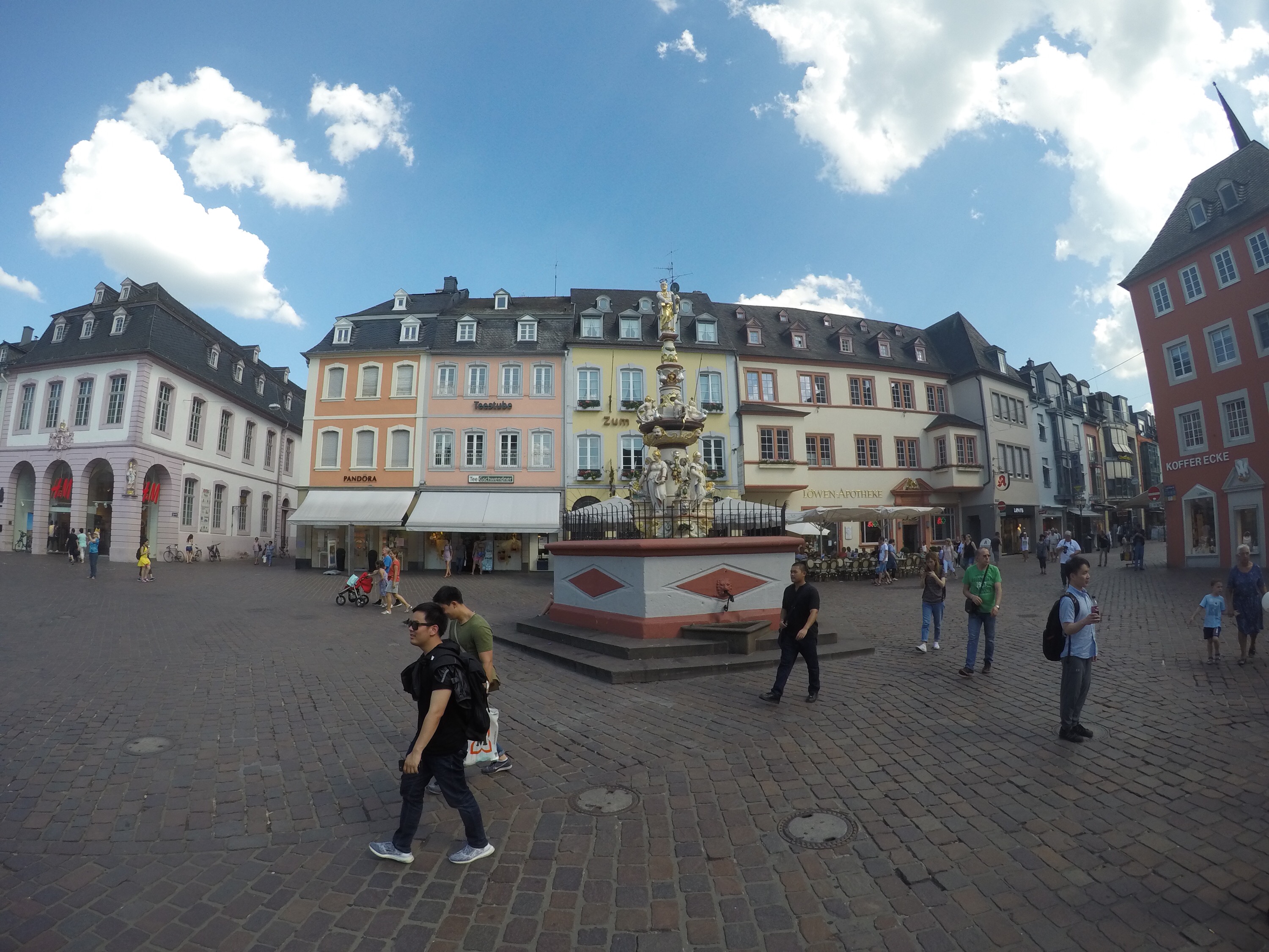 City square in Trier, Germany