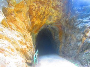 Cave entrance with MARBLE!