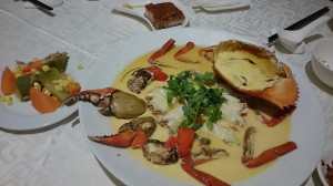 Very nice crab! 花胶蒸蛋蟹！