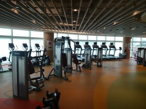 Gym in office!