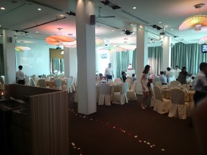 Wedding hall...