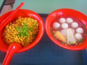 Alot of Mee Pok (Noodles)
