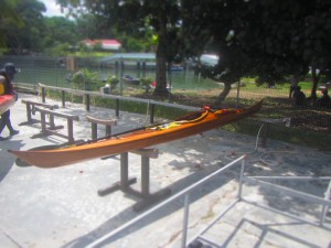 Vintage Wooden Kayak!!! 