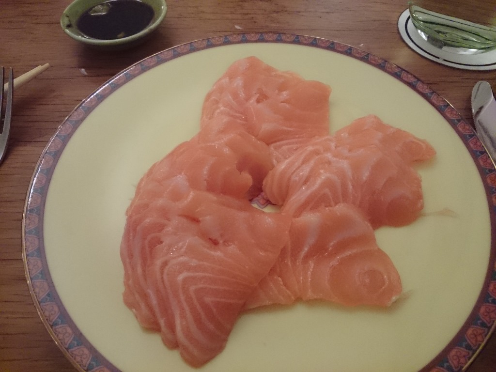 Salmon is fresh!