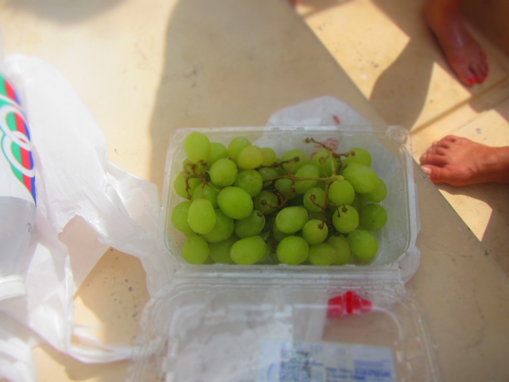 I love chilled grapes!