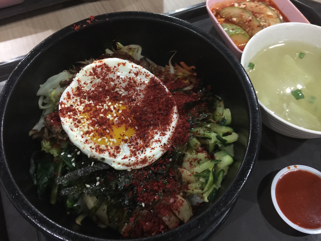 Korean lunch! kills germs and good for the body? maybe...