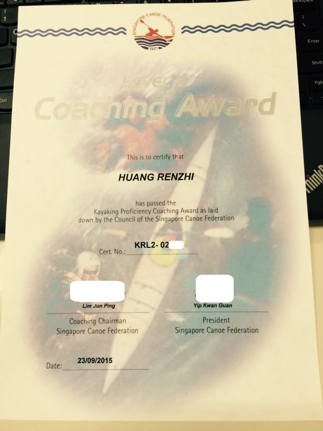Certified 2 star kayaking coach! Yay!