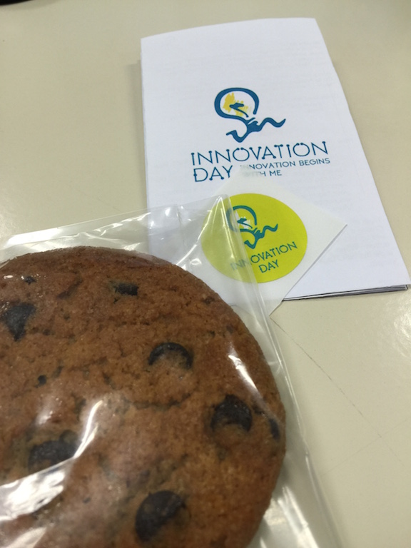 Eggless Cookie and NFC  Sticker for innovation day!