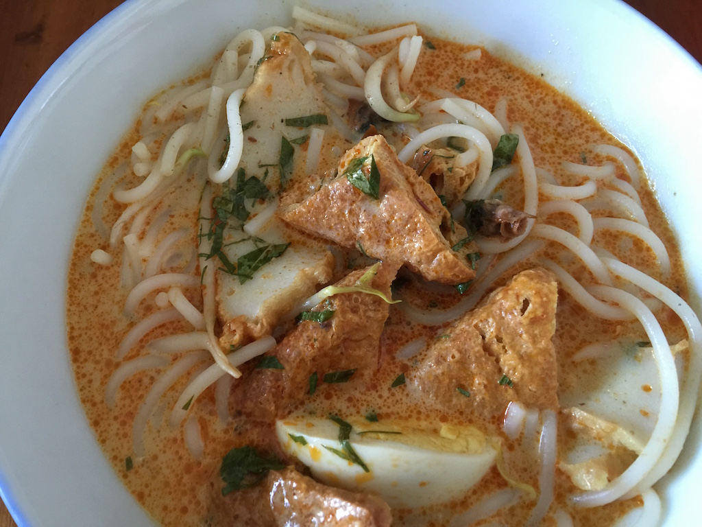 Breakfast is Laksa with Parents!