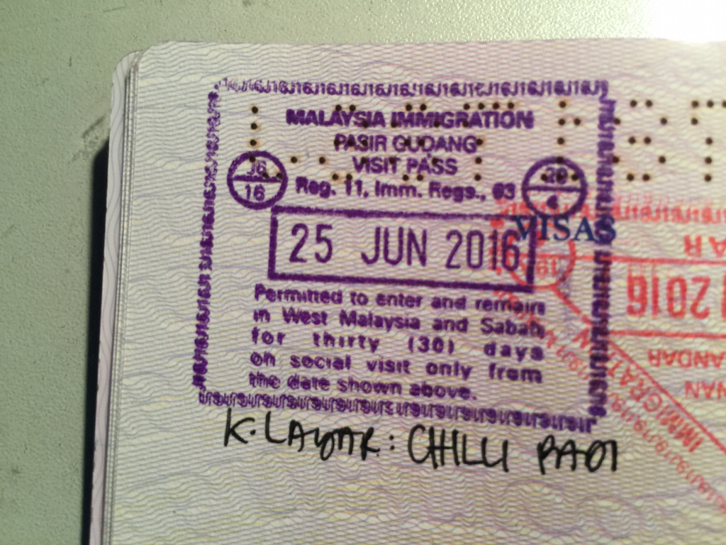 Maiden trip on Chilli Padi overseas!