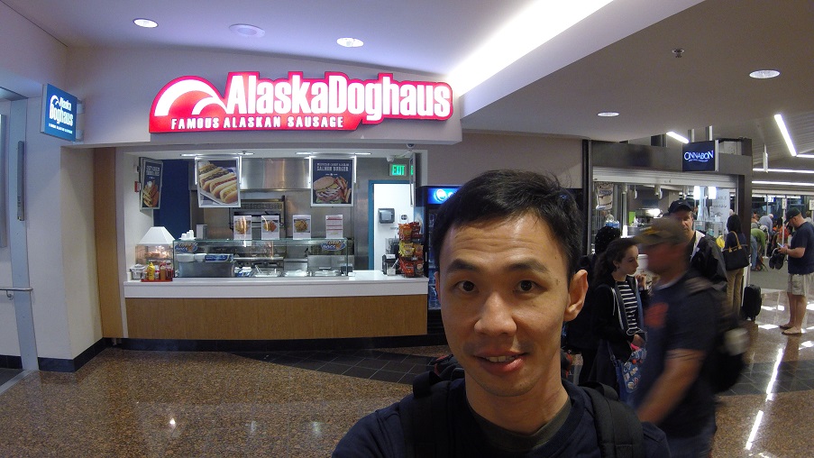 At Anchorage, Alaska Airport!!!