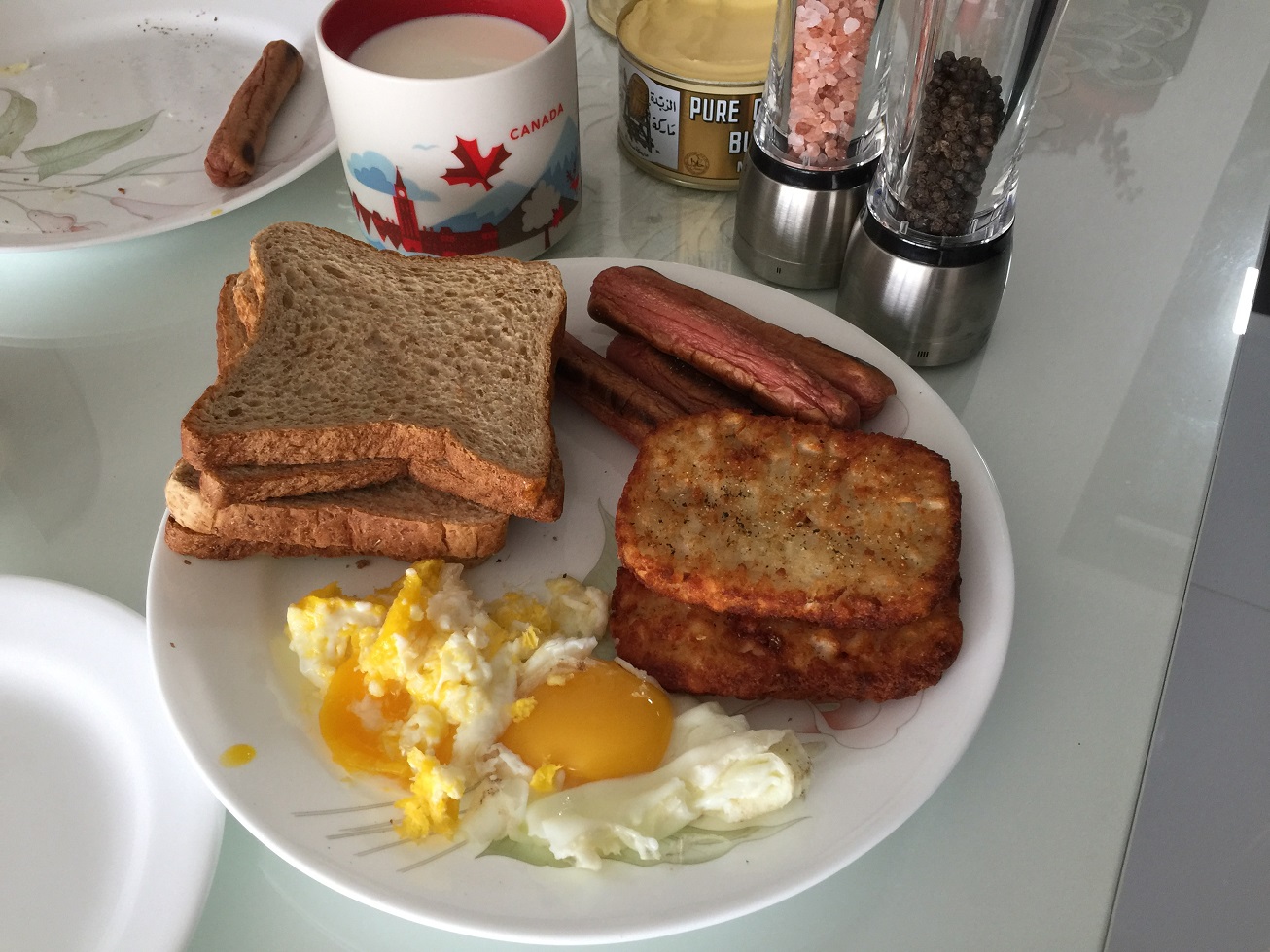 Self made breakfast!