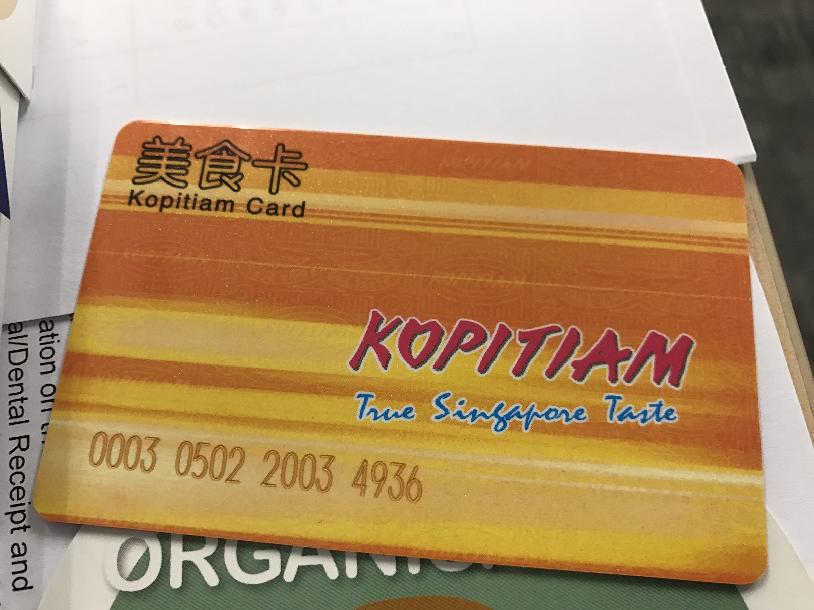 Yay! I got the legendary 20% kopitiam card! muahaha!