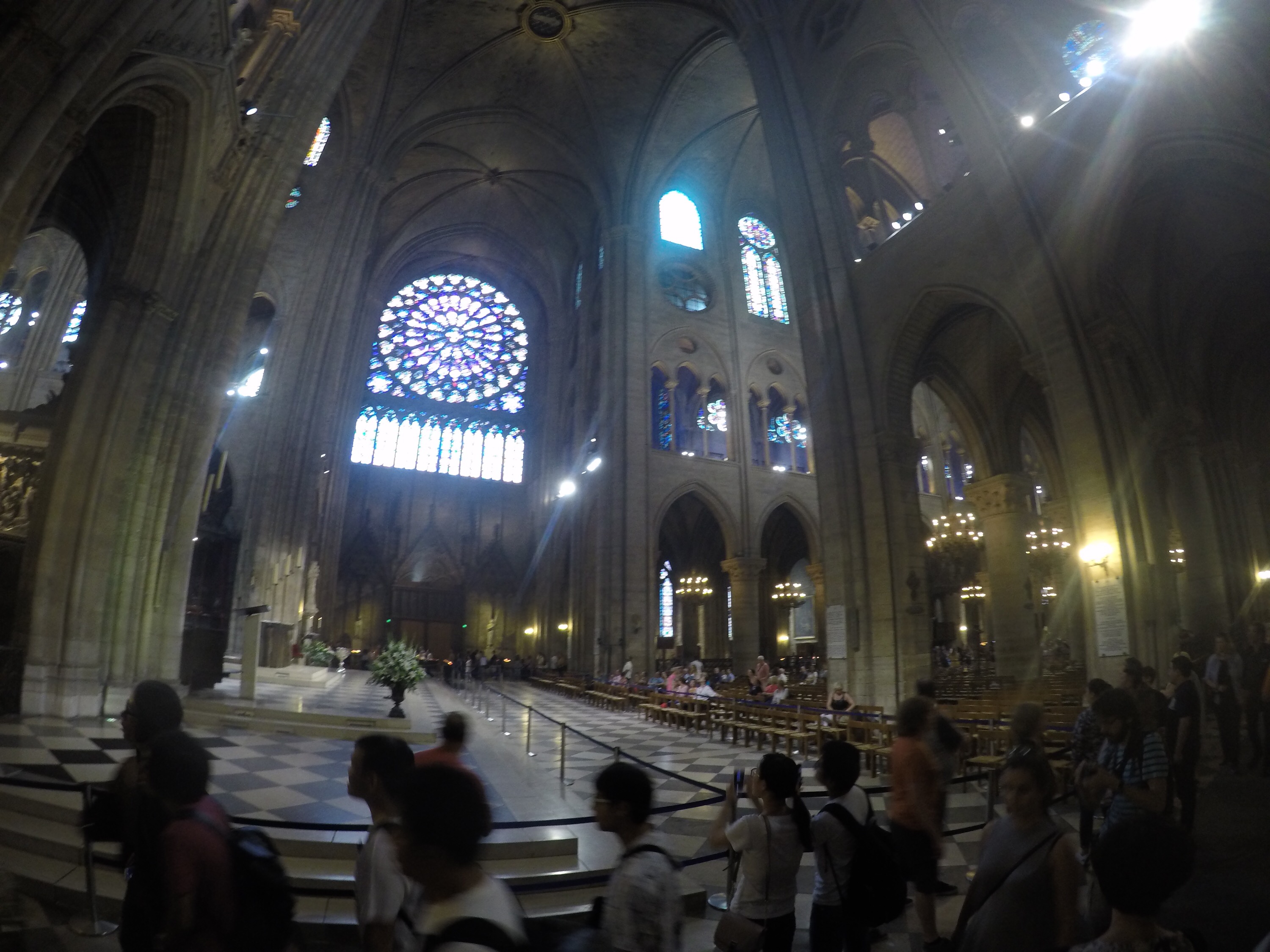 Inside Notre Dame!!!