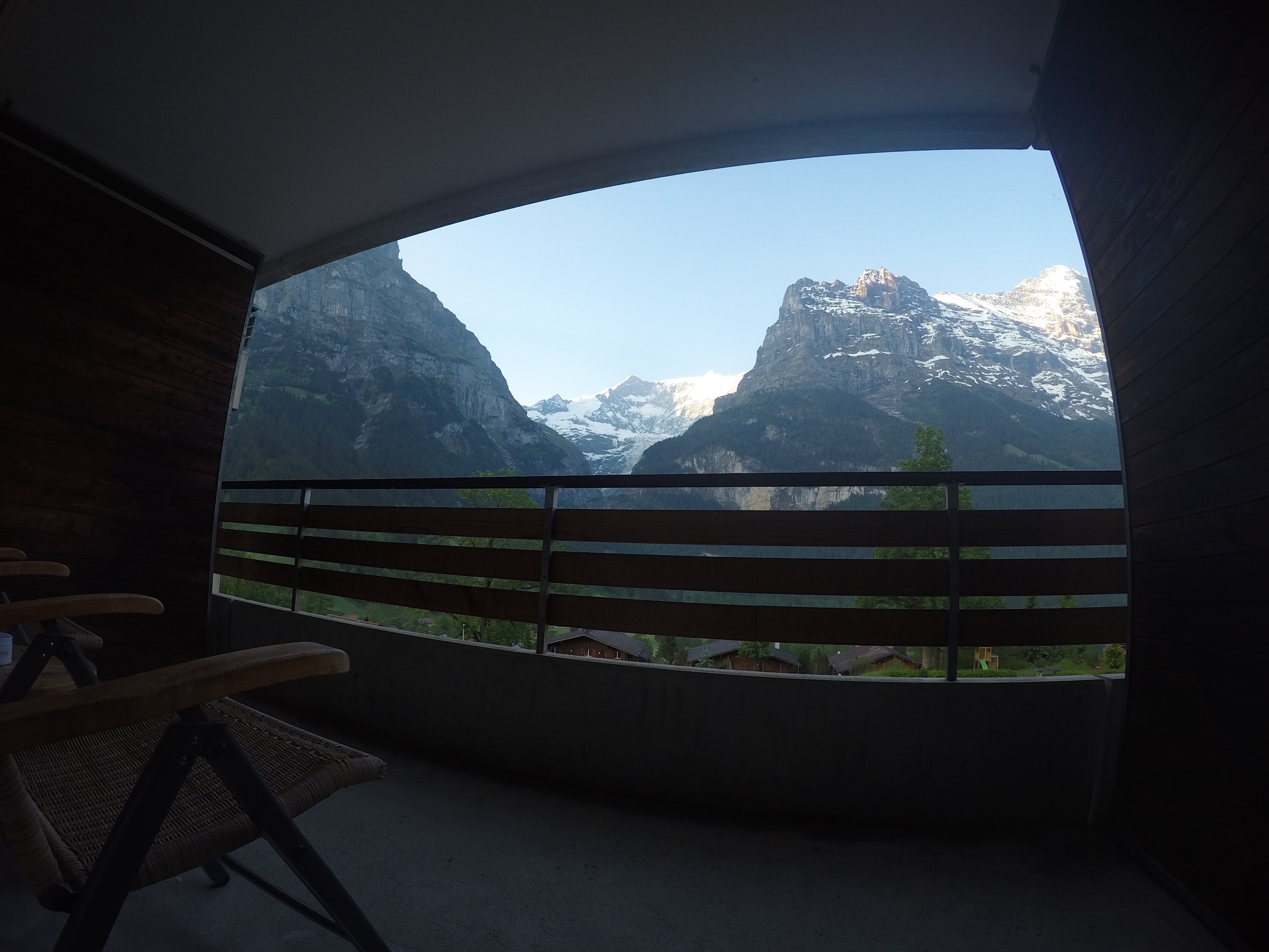 Room is awesome with view of the Alps!!!
