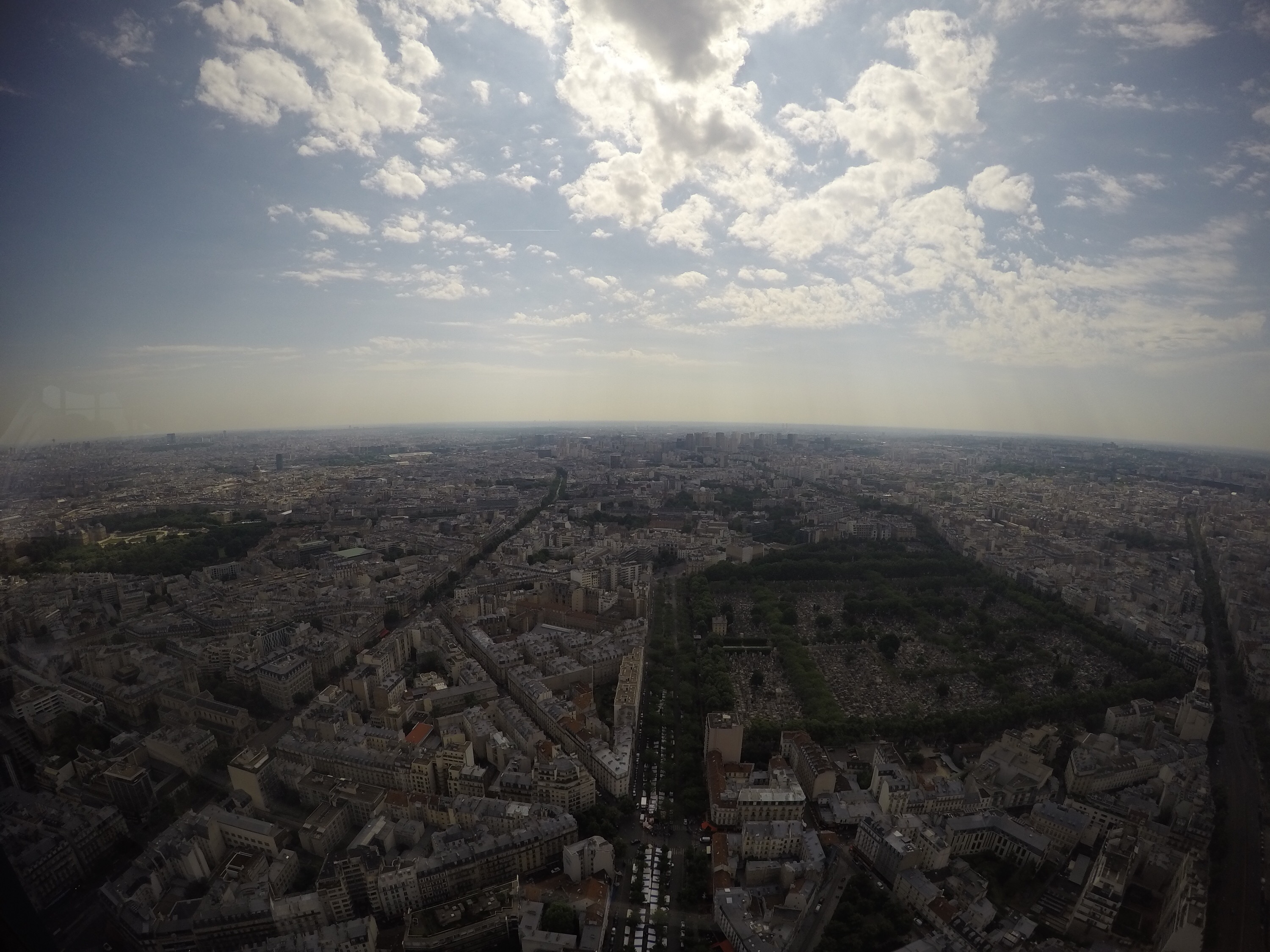 View from top of Montparnasse building!