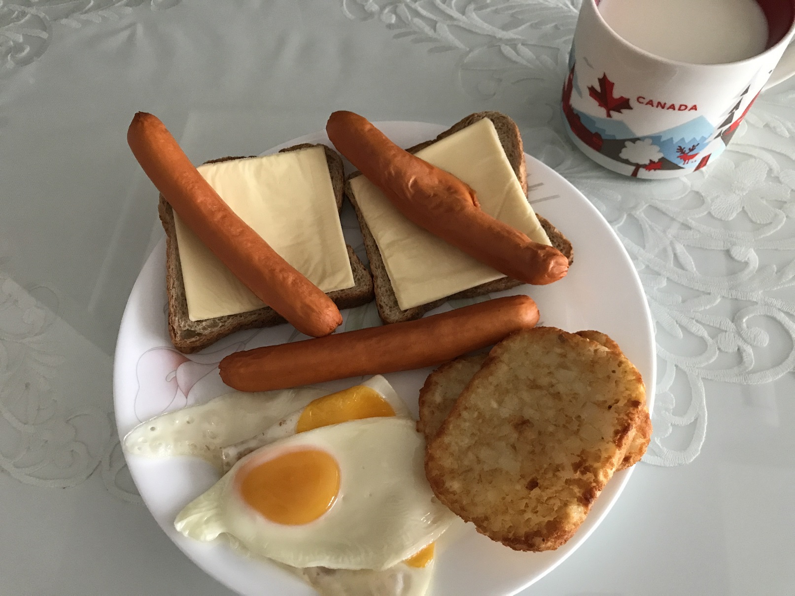 Self made breakfast!