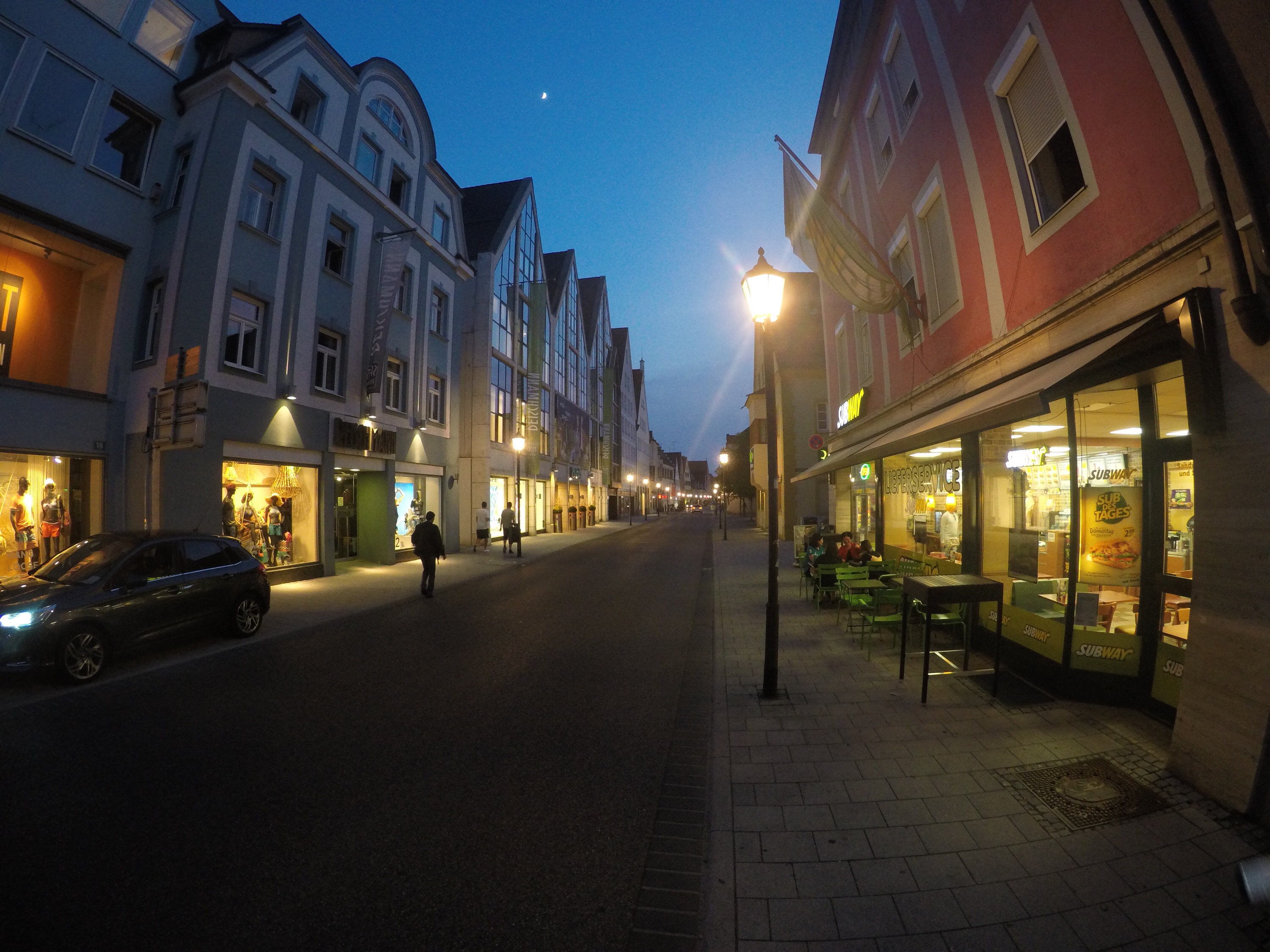 Exploring streets of Fussen, Germany