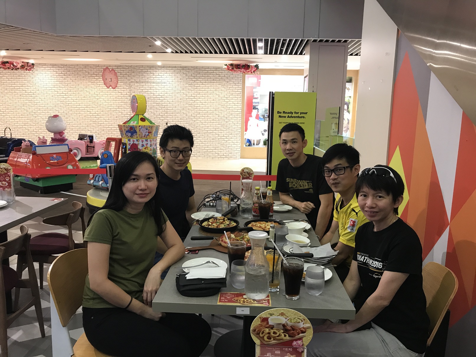 Catching up with Friends of HiVe! Thanks for farewell lunch!