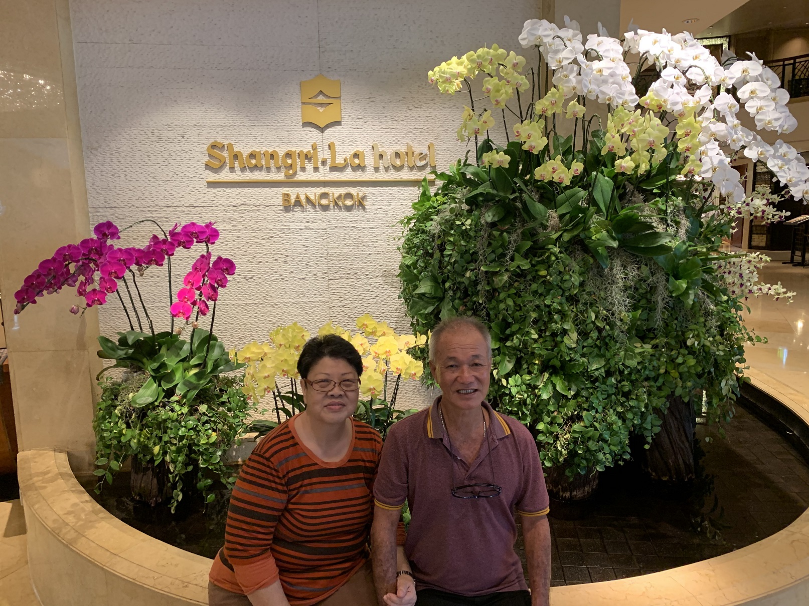 Mum and Dad at Shangri-La Bangkok!