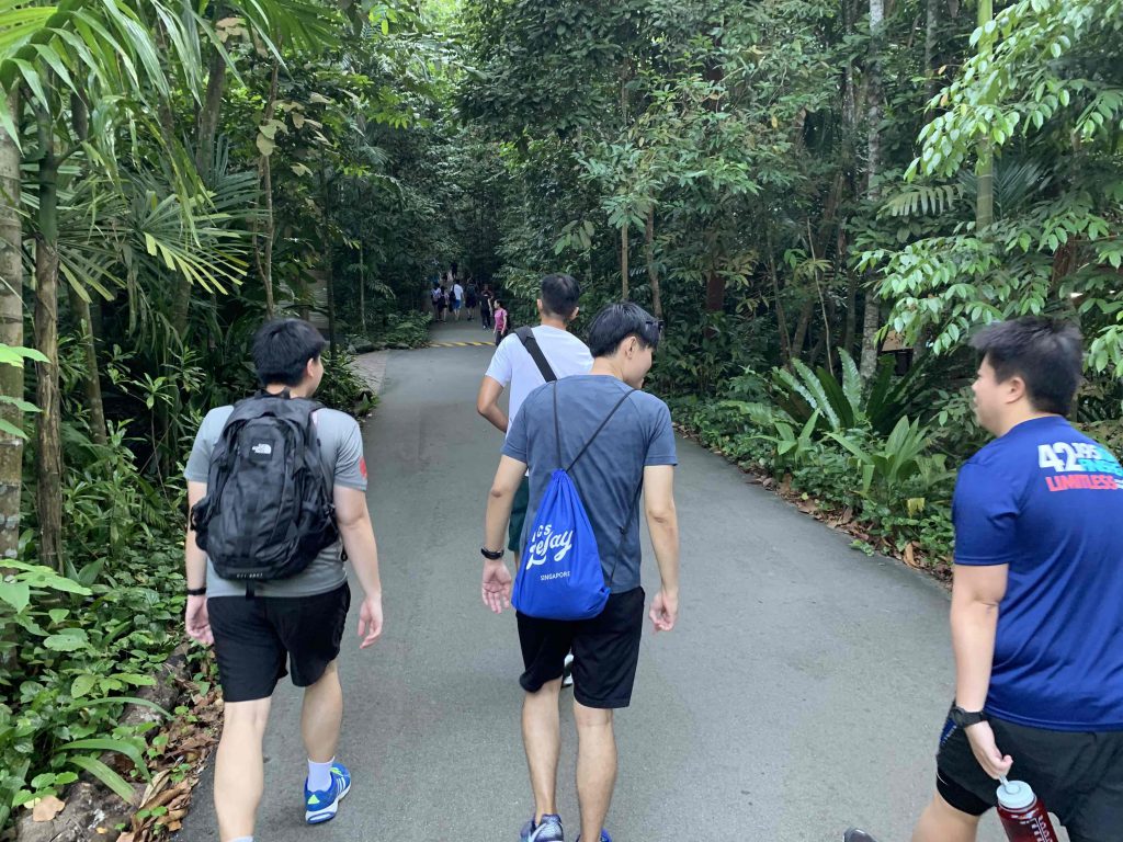 Starting out Bukit Timah Hill climb!