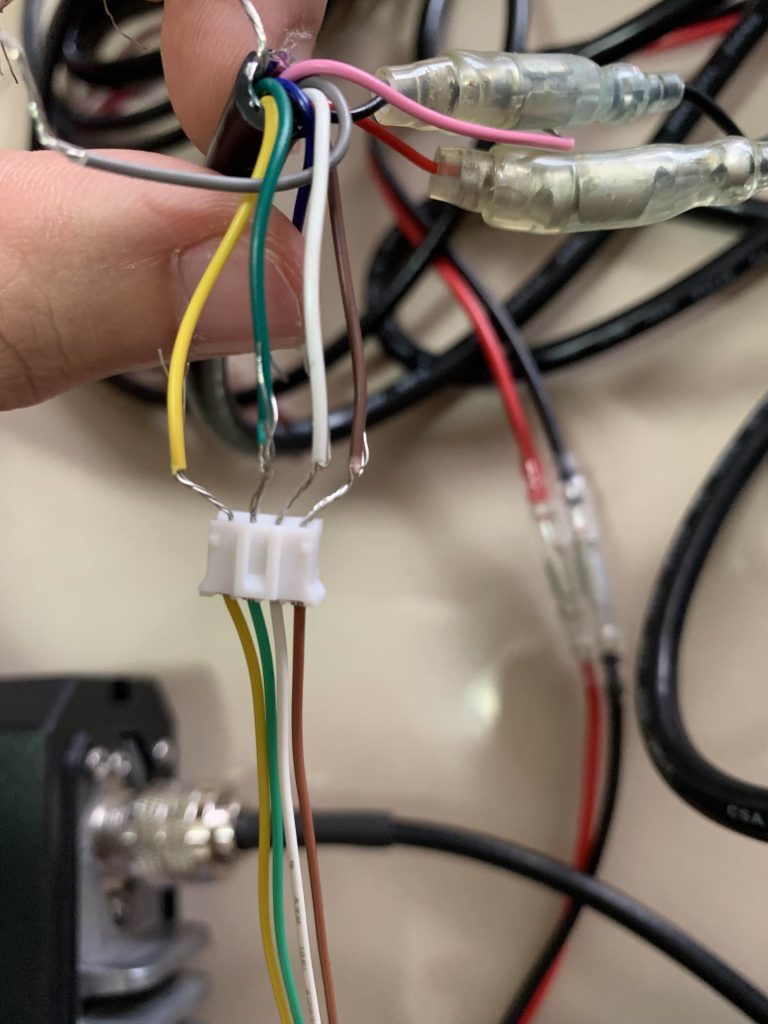 Trying on the NMEA0183 connections...