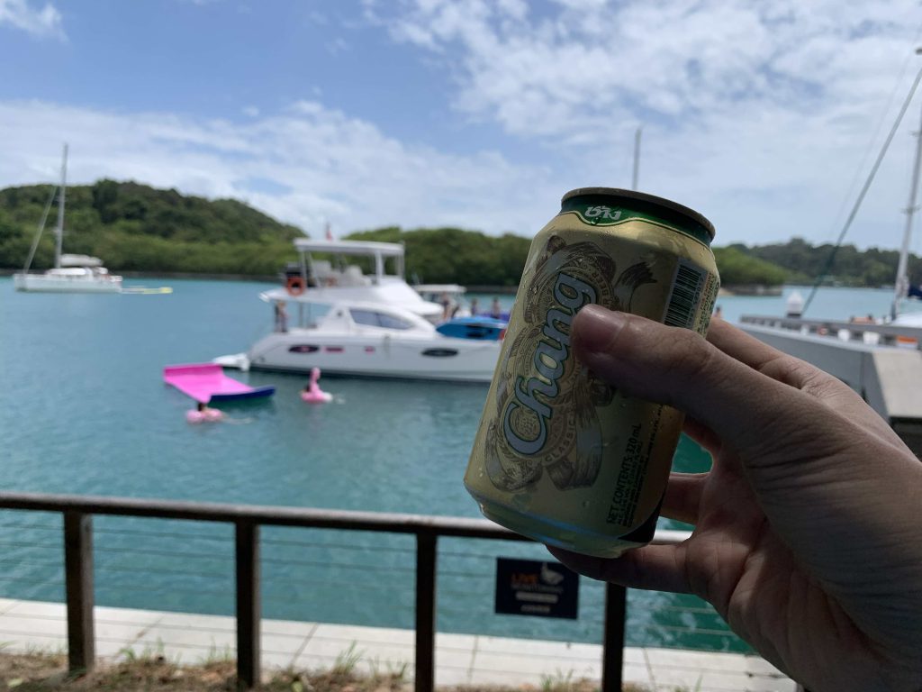 Beer on the island!