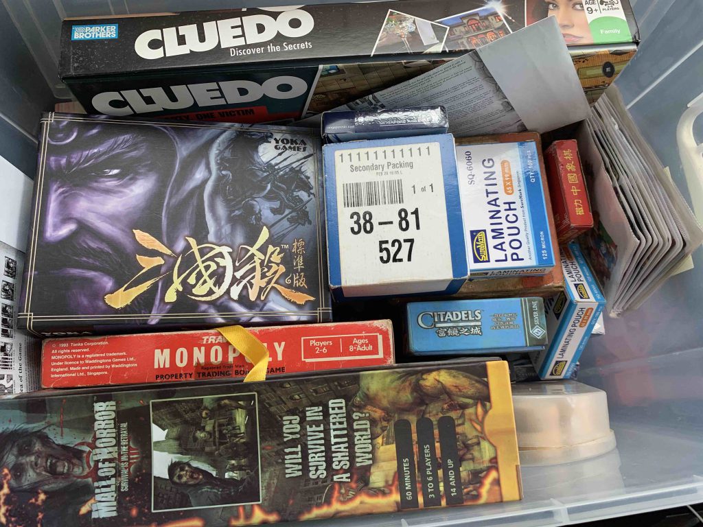 Lending my boardgame collection to my neighbour!