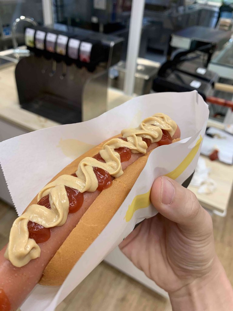 Signature Ikea hotdog...