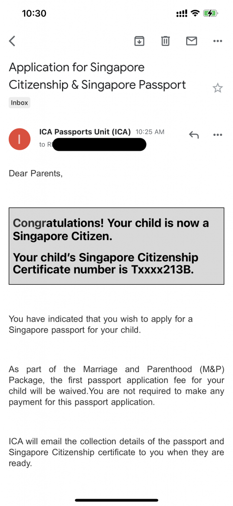 Luna's citizenship is approved!!!
