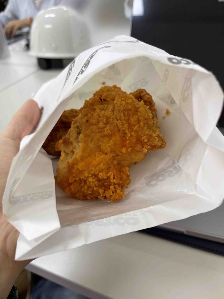 Love Costco's fried chicken!