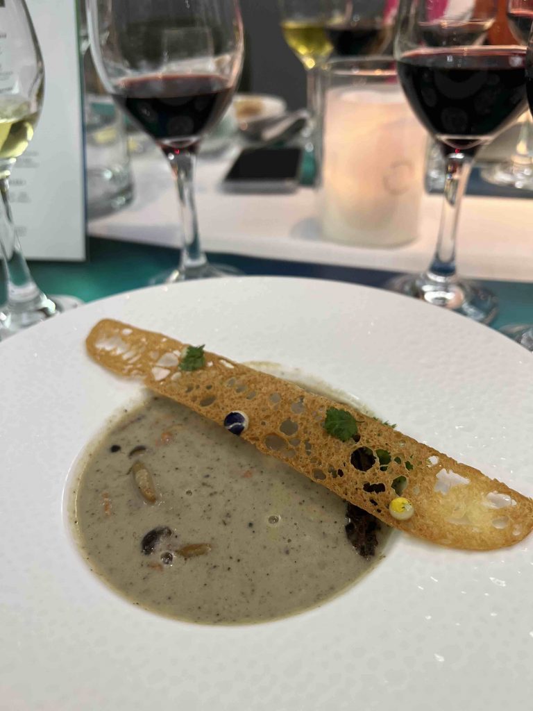 Pyrenees Mushroom Soup with Chateau brown 2016 Blanc