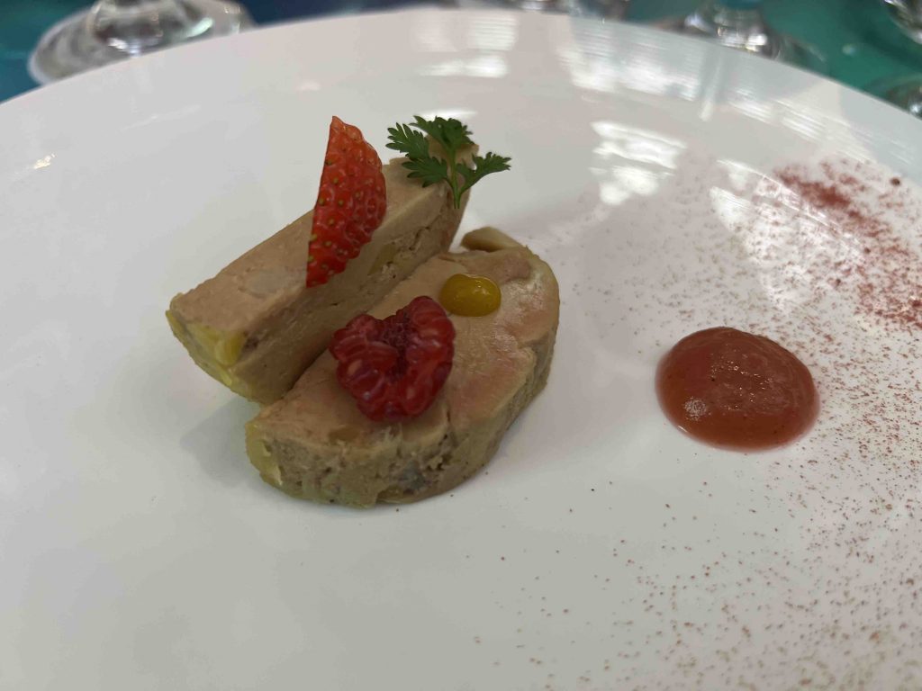 Marinated France Foie Gras with Chateau Siant Remy 2015 Rogue...