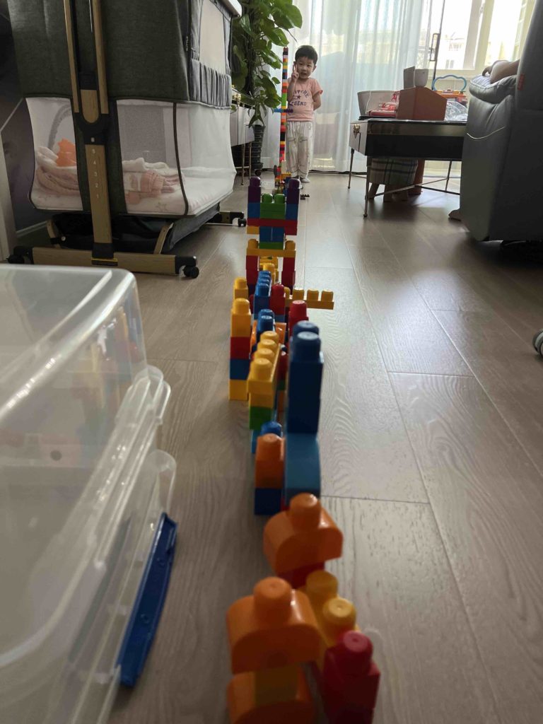 Building the longest and tallest lego!