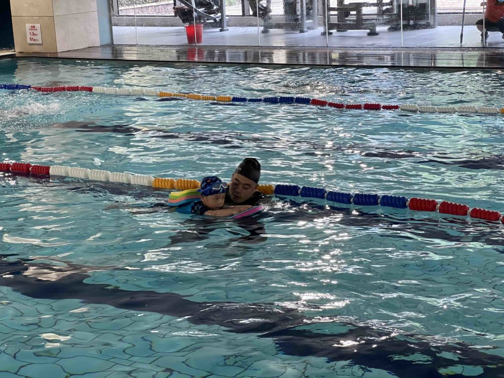 Learning to swim!