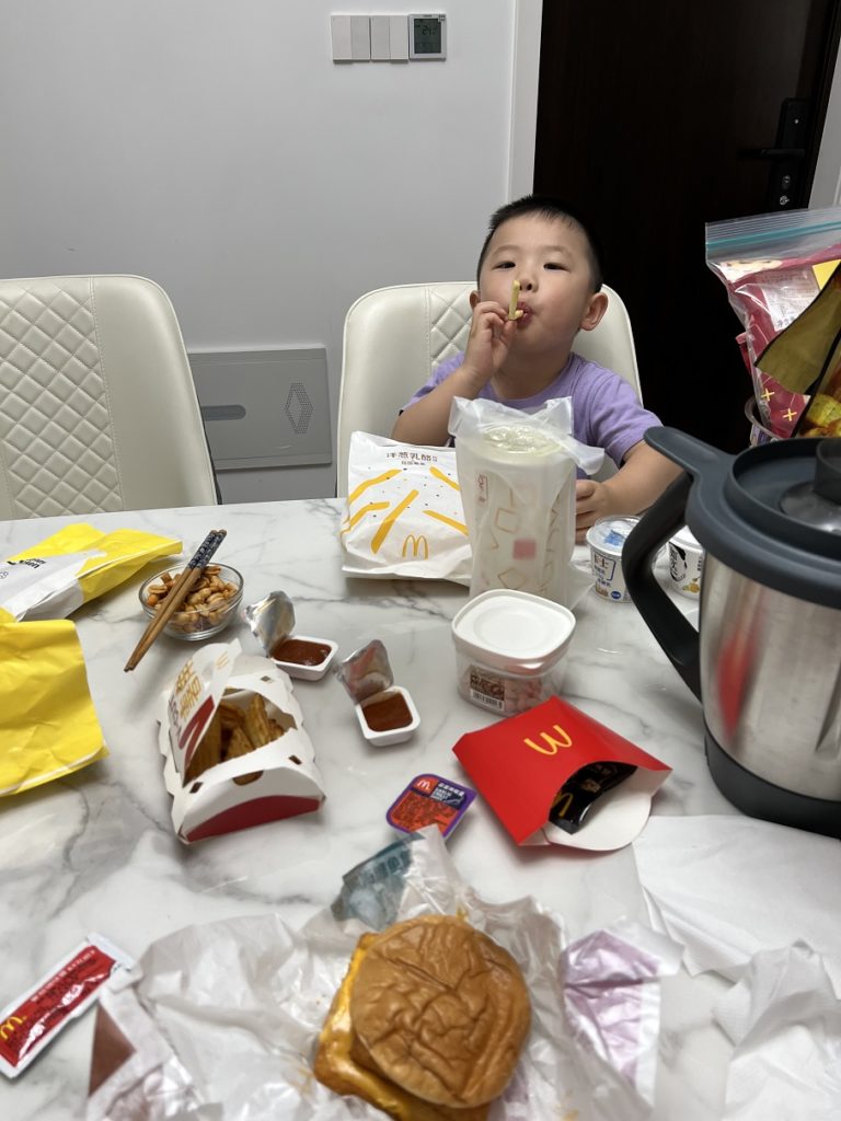 Enjoying the McDonalds Shaker Fries! yummy!