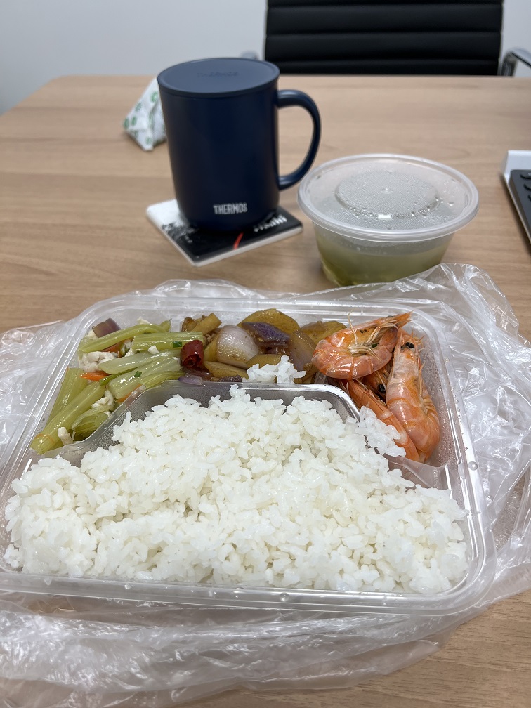 Yucks but thanks to team mate for getting me my super late lunch!