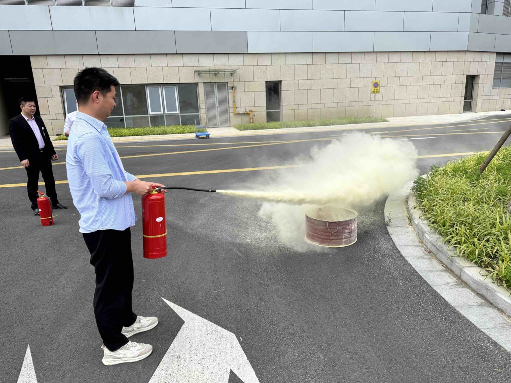 Fire Extinguisher Practice!