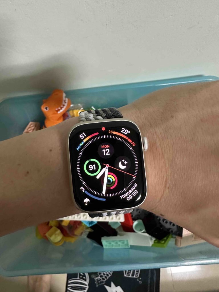 Testing my new Apple Watch Series 8 (not ultra)!