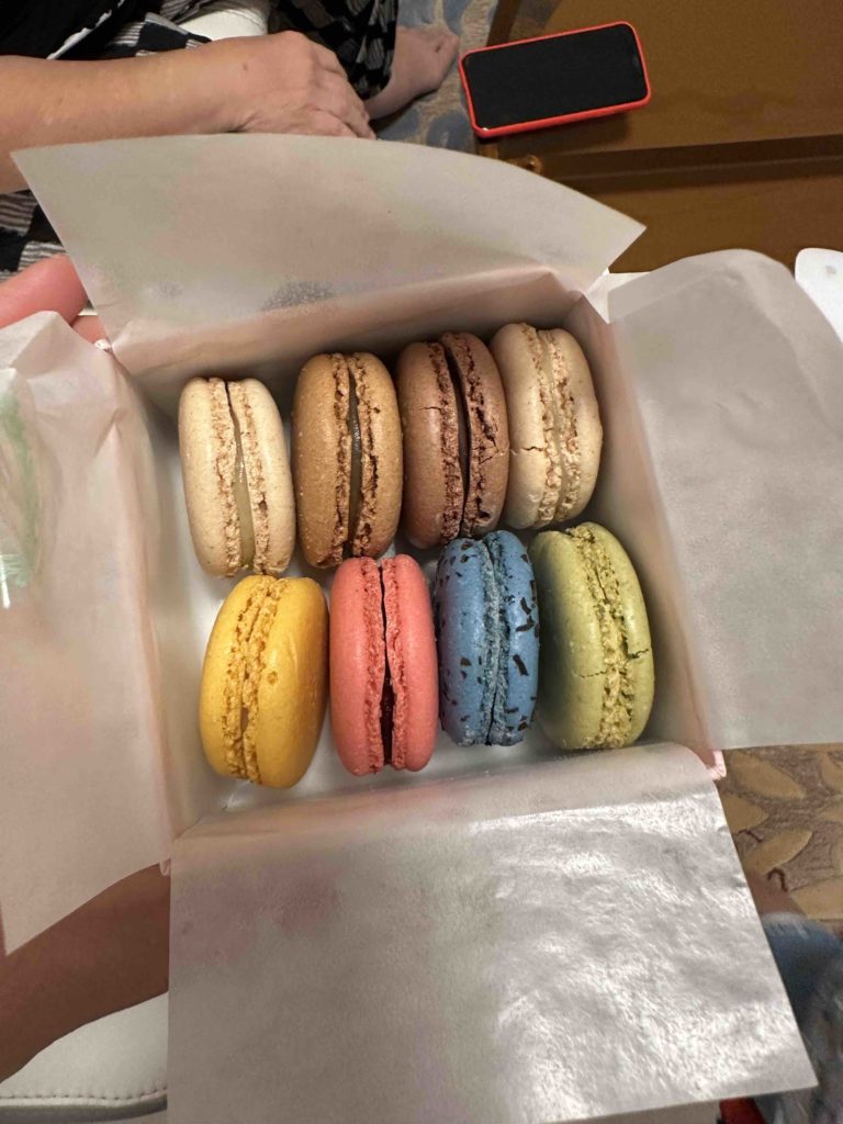 Thank you YX for the Macarons!