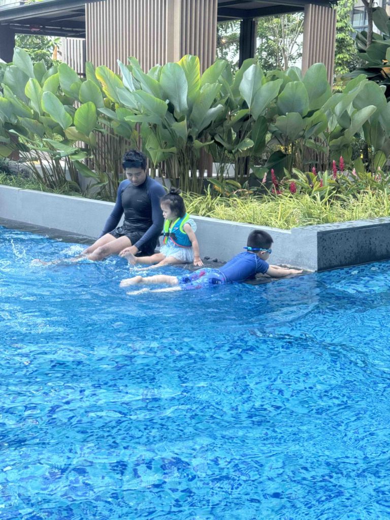 Swimming Lesson begins!