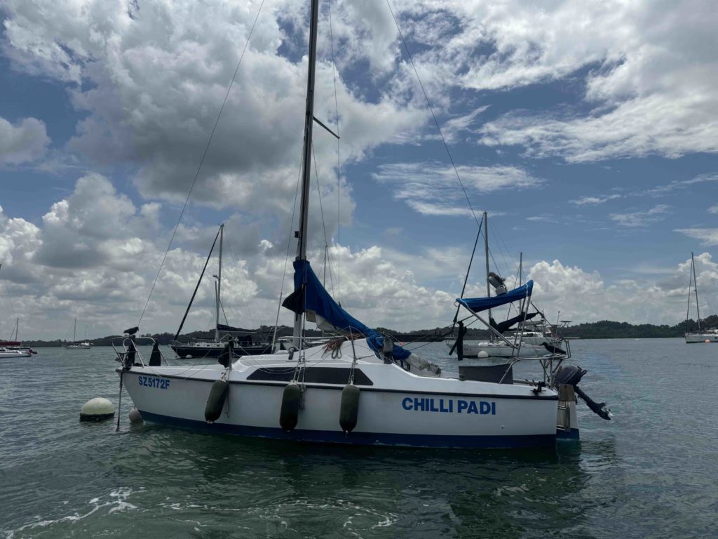Boat is clear of shit but looking like a bird park...