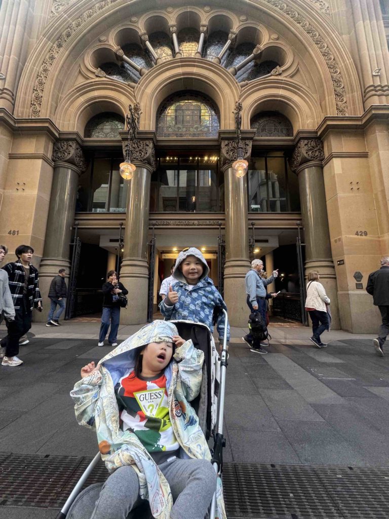 At Queen Victoria Building, Sydney!
