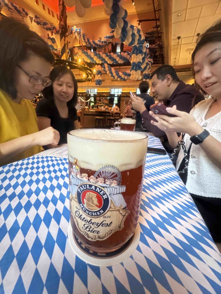 Yummy Oktober fest beer! Havent had beer in a long long time!