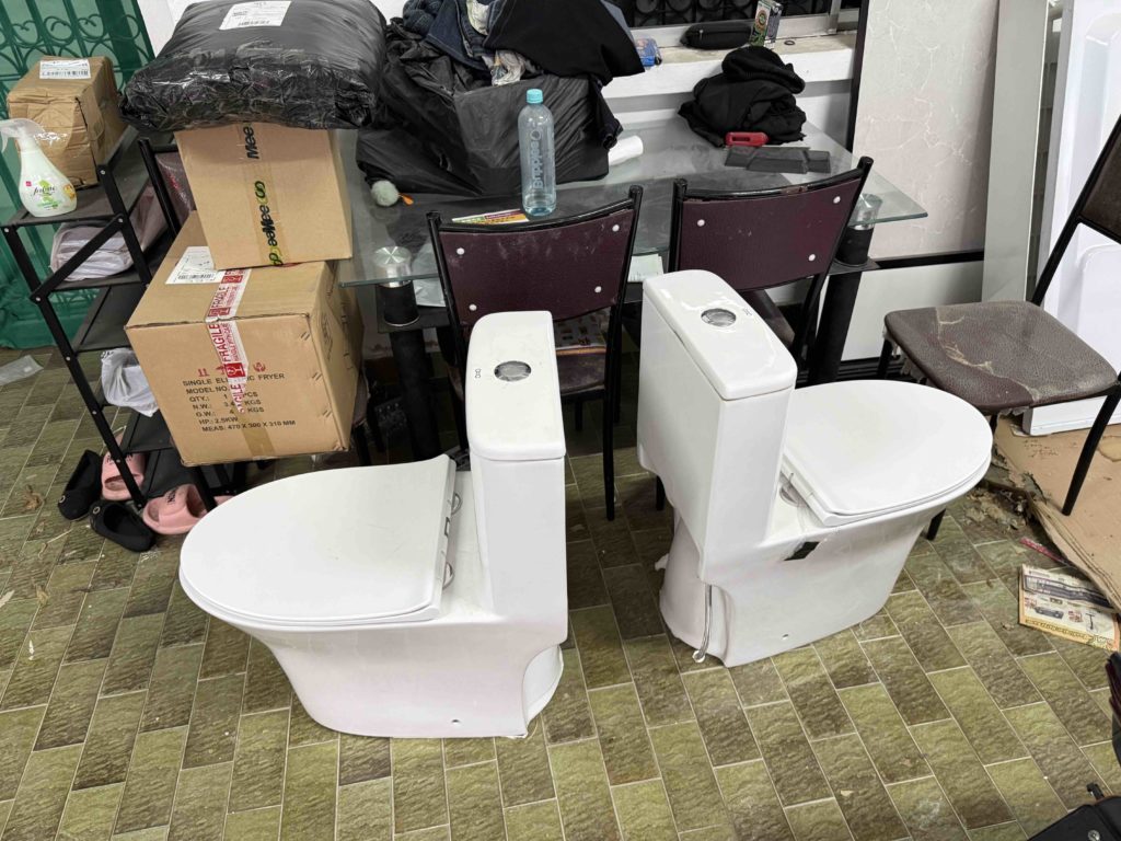 Finally transported the toiletbowl!