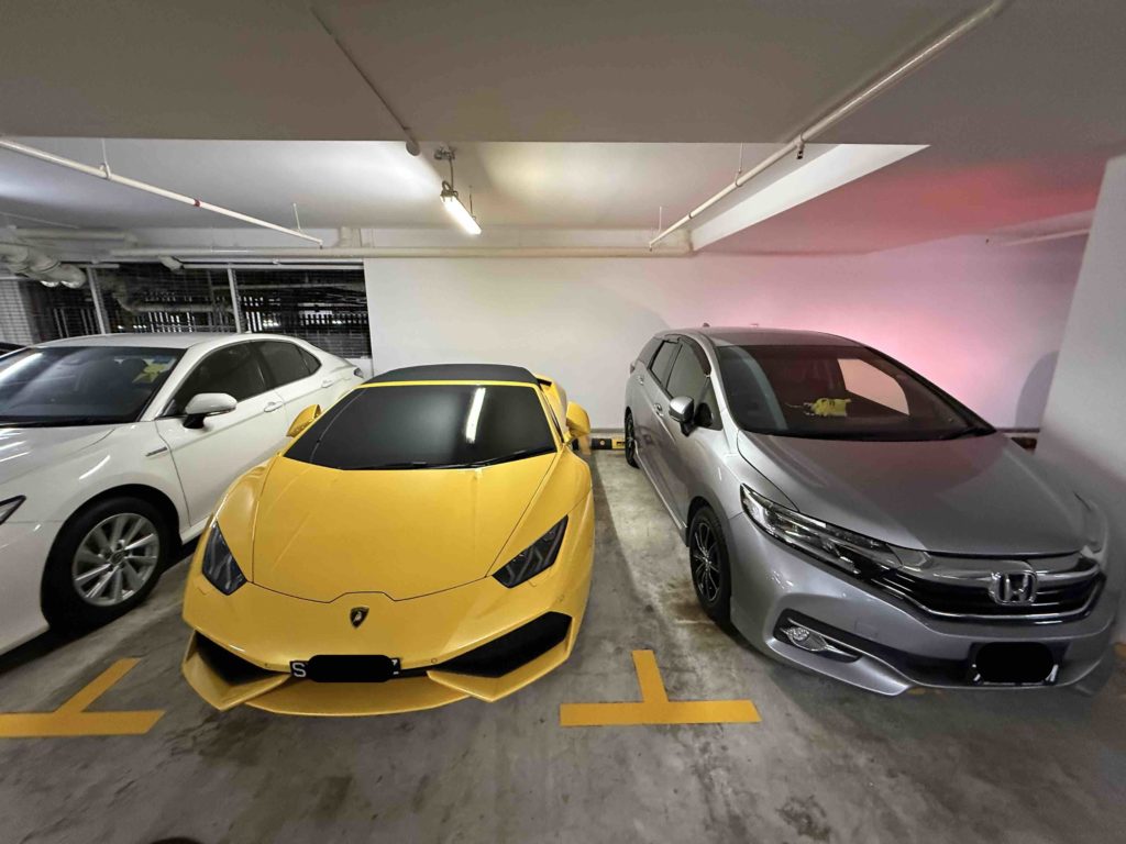 Always told myself to work hard so that i can enjoy the finer things in life. After so many years of hardwork and perseverance, finally i can see my efforts coming to fruition. I always tell my friends not to give up and one day they can be like me too. My favorite colour is yellow. Thats why i choose to park beside the Lamborghini.