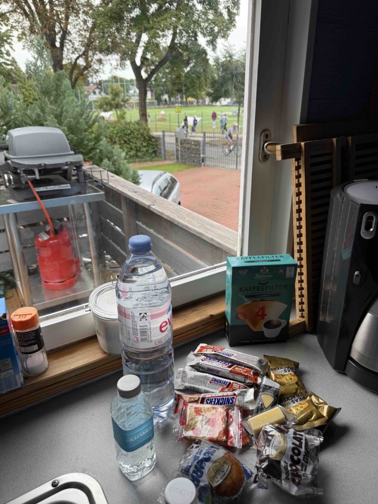 Breakfast while seeing other sprint participants