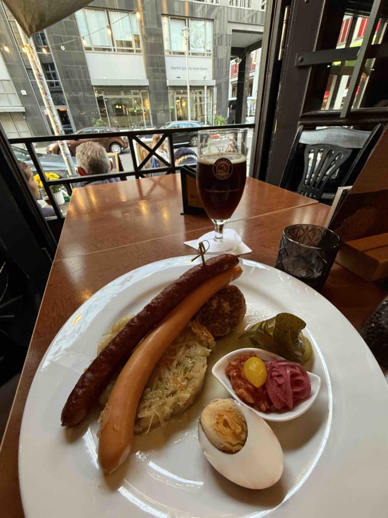 Nice dinner at german restaurant!