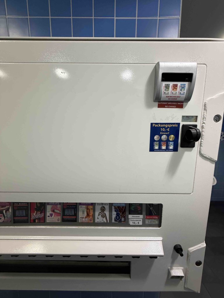 Adult products in German Toilet!